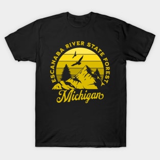 Escanaba River State Forest Michigan T-Shirt